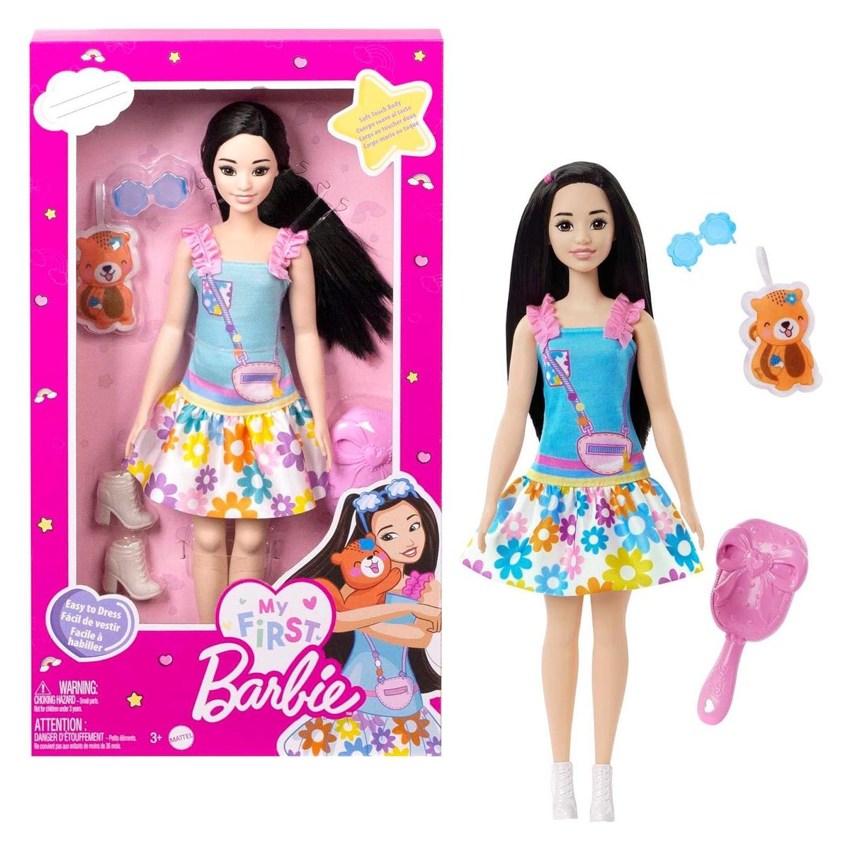Mattel HLL22 - Barbie - My First - Renee Puppe inkl. Zubeh&ouml;r - Bild 1