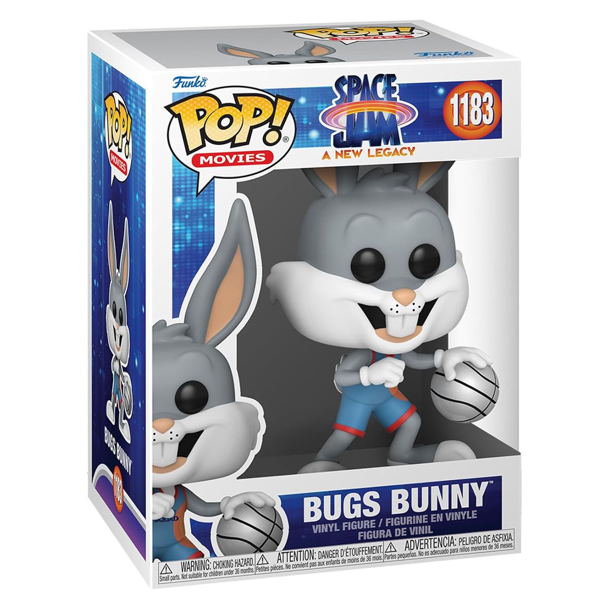 DIV FK59246 - Funko POP! Movies Space Jam - Bugs Bunny, Vinyl-Figur,  Nr. 1183, ca. 9 cm - Bild 1