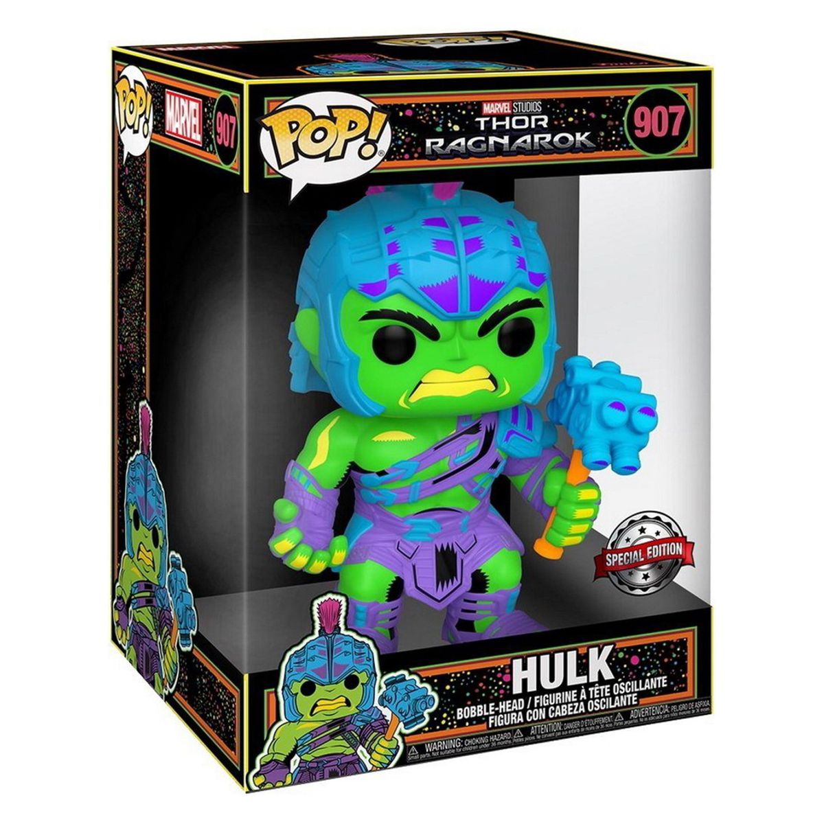 Funko FK57928 - POP! - Marvel Thor Ragnarok - Hulk Vinyl-Figur, Nr. 907, ca. 25 cm - Bild 1