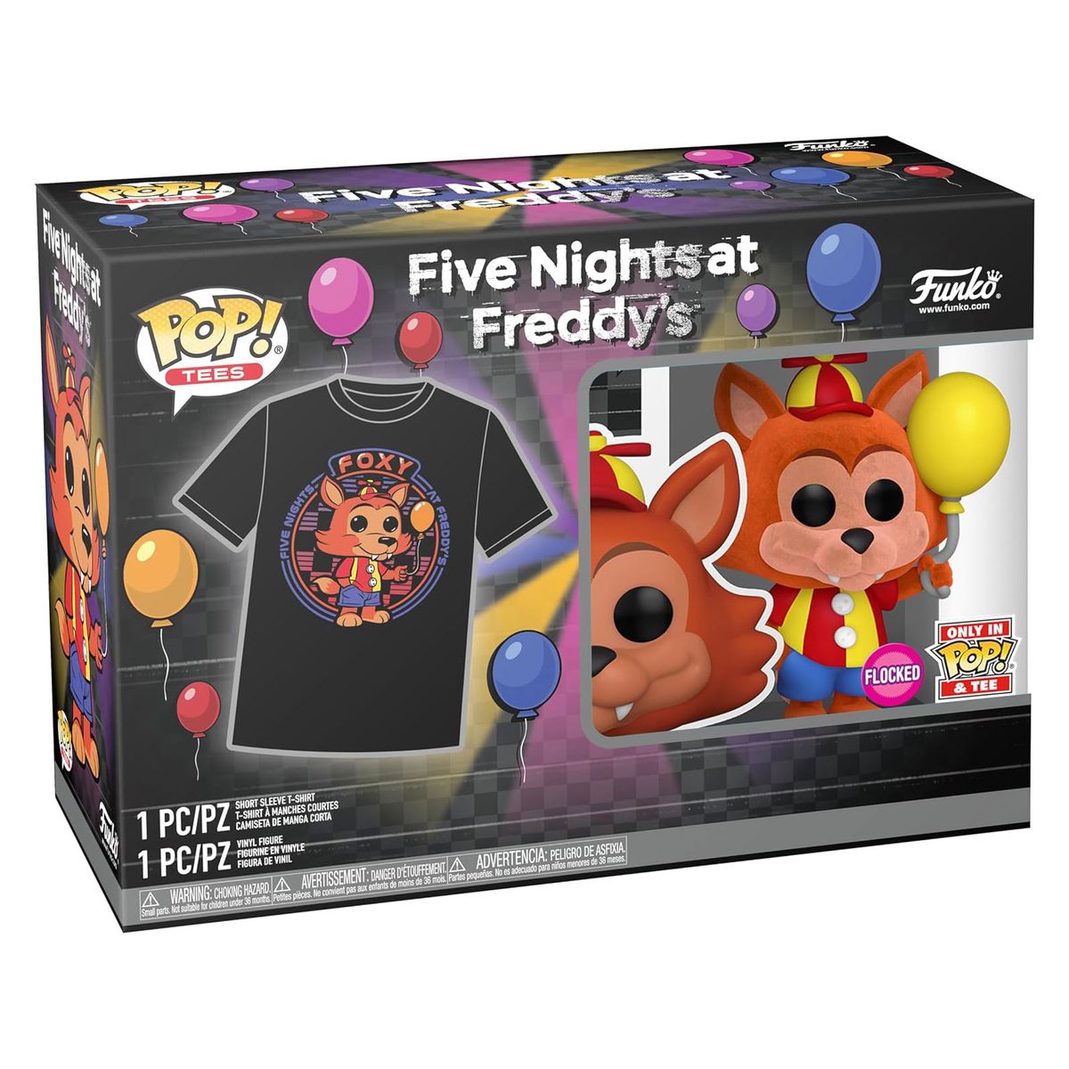 DIV FK67881 - Funko POP! - Five Nights at Freddy&acute;s - Foxy Vinyl-Figur mit T-Shirt in Gr. M - Bild 1