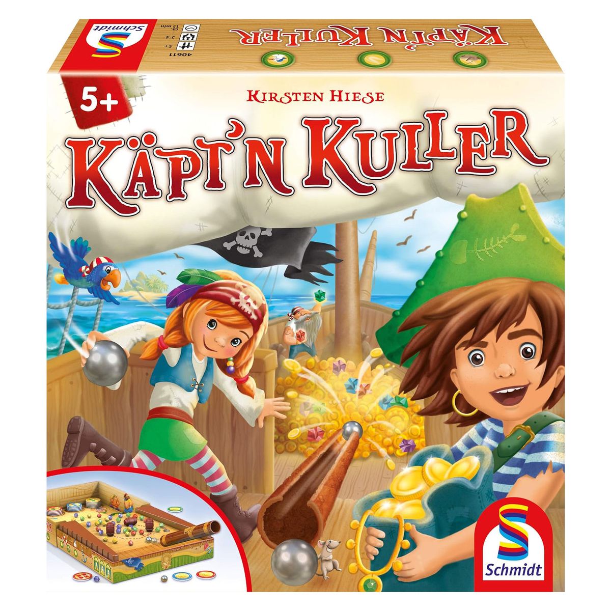 Schmidt 40611 - K&auml;pt&acute;n Kuller, Kinderspiel - Bild 1