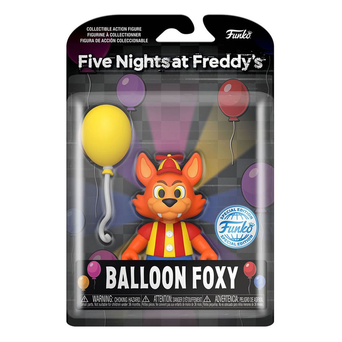 Funko FK67619 - Five Nights at Freddy&acute;s - Balloon Foxy Vinyl-Figur, ca. 13 cm - Bild 1
