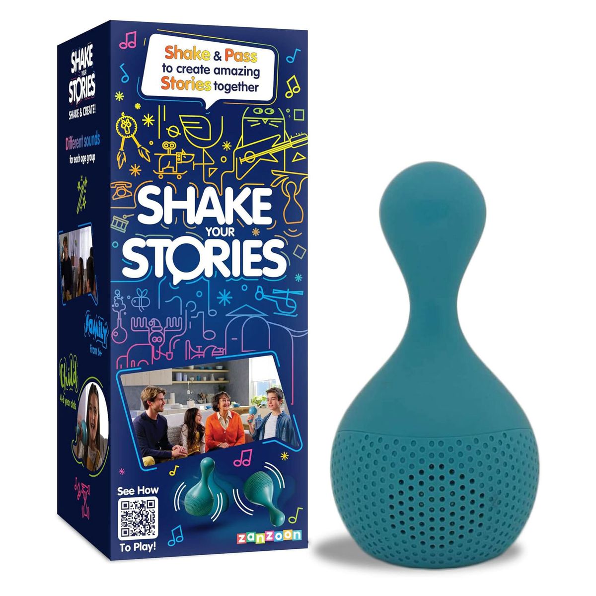 Zanzoon 5822120 - Shake your Stories - Familienspiel, fantasievoller Spielspa&szlig; - Bild 1