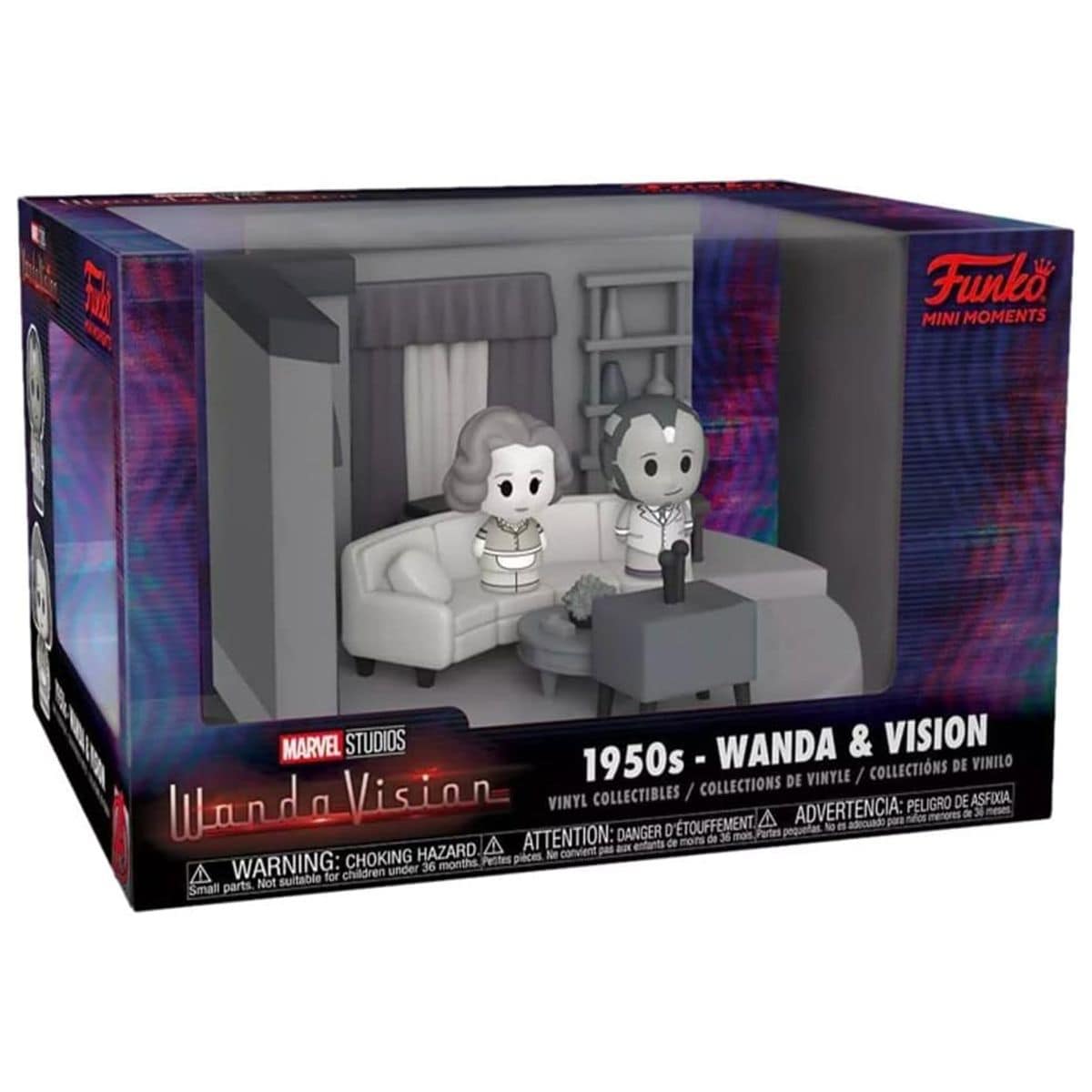 Funko 60664 - Marvel Wanda Vision - Vinyl-Figur, 2er-Pack, 1950s, 9 cm - Bild 1