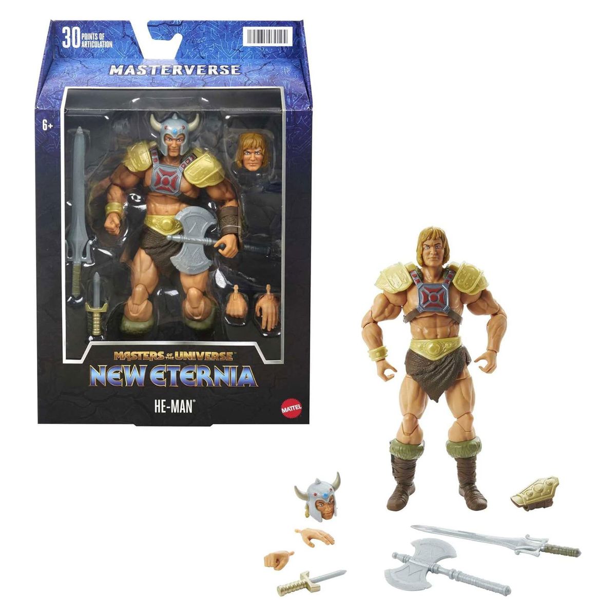 Mattel HDR37 - Master of the Universe - New Eternia - He-Man, Actionfigur - Bild 1