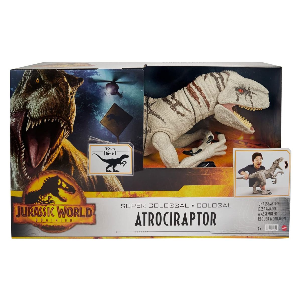 Mattel HFR09 - Jurassic World - Dominio - Riesendino Atrociraptor ca. 90 cm - Bild 1