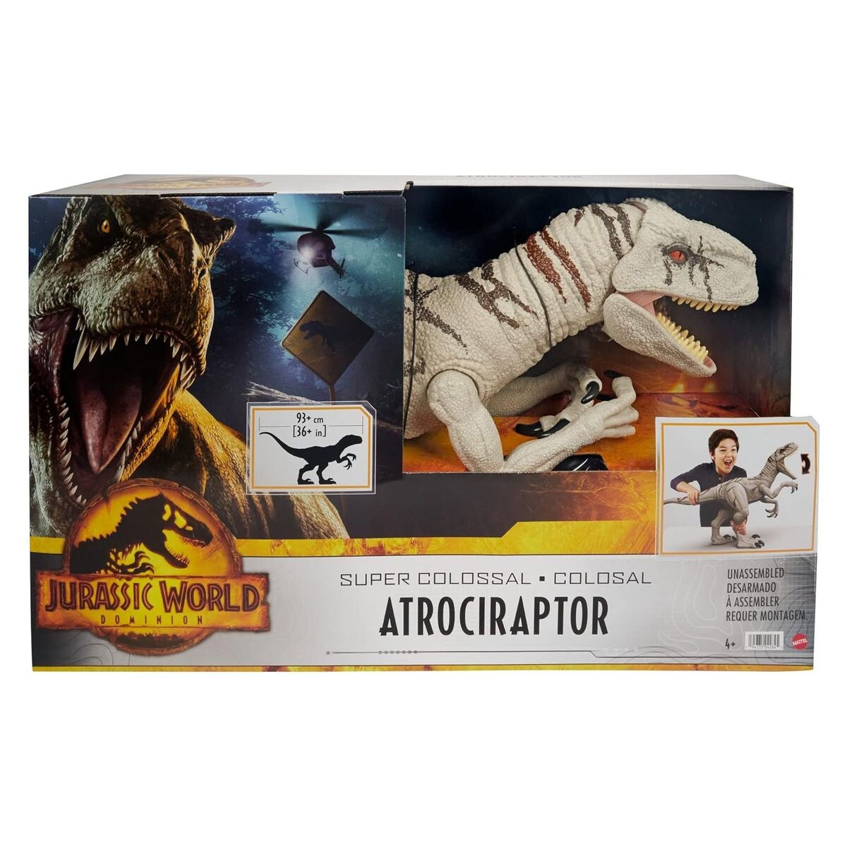 Mattel HFR09 - Jurassic World - Dominio - Riesendino Atrociraptor