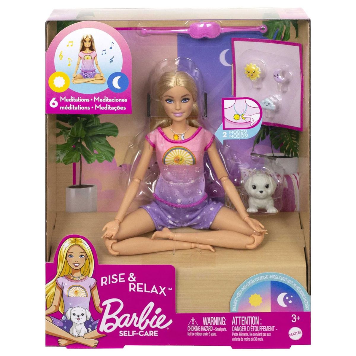 Mattel HHX64 - Barbie - Self Care - Rise & Relax Meditations Barbie - Bild 1