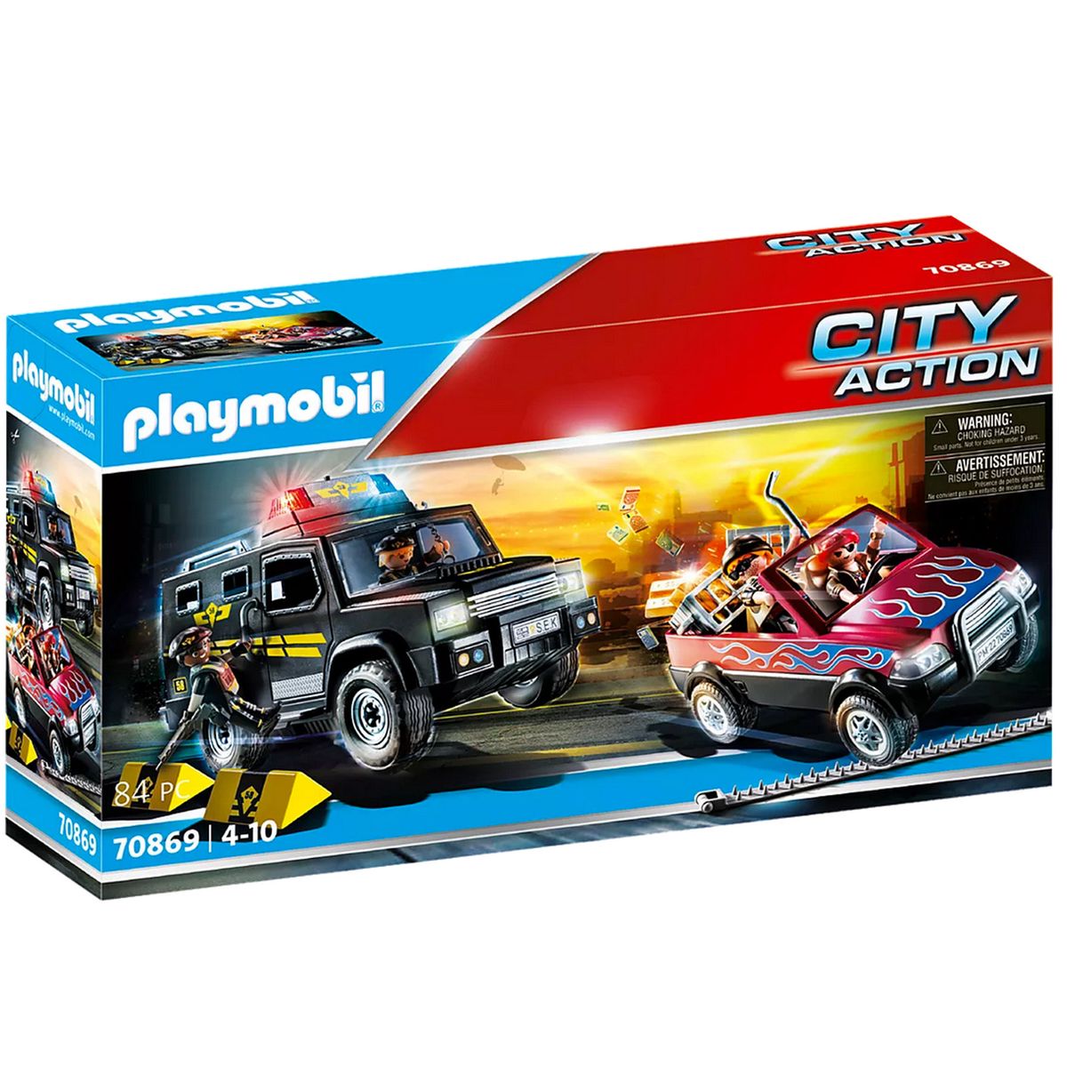 PLAYMOBIL&reg; 70869 - City Action - Polizei, Verfolgung der Bankr&auml;uber - Bild 1