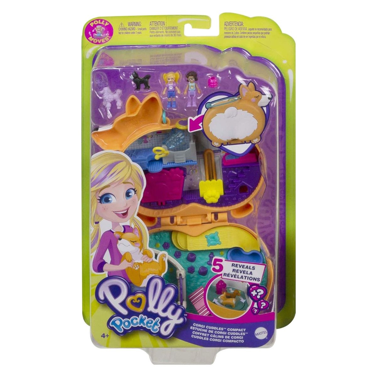 Mattel GTN13 - Polly Pocket - Corgi-Hundehotel Schatulle - Bild 1