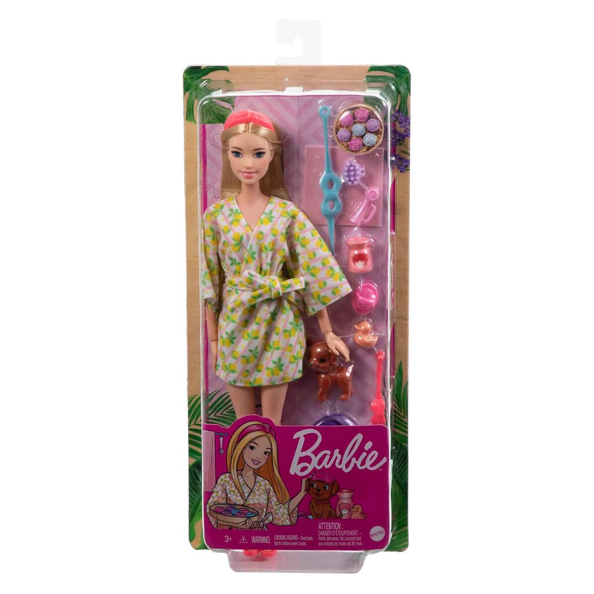 Mattel HKT90 - Barbie - Wellness Spa Day, Puppe mit Zubeh&ouml;r - Bild 1