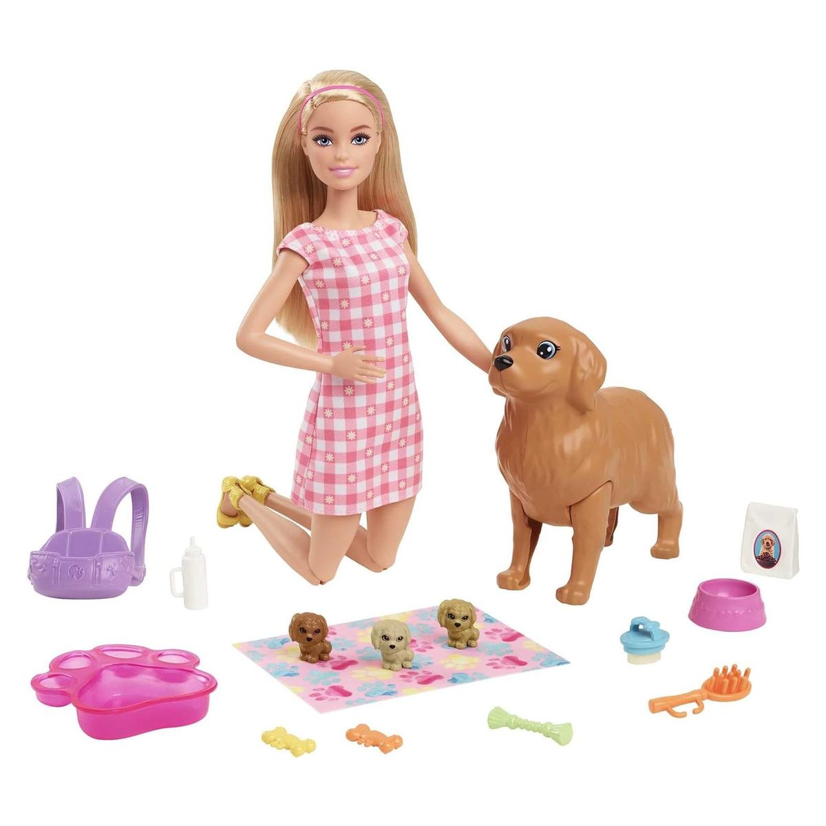 Mattel HCK75 - Barbie - Puppe mit Hund und Welpen - Bild 1