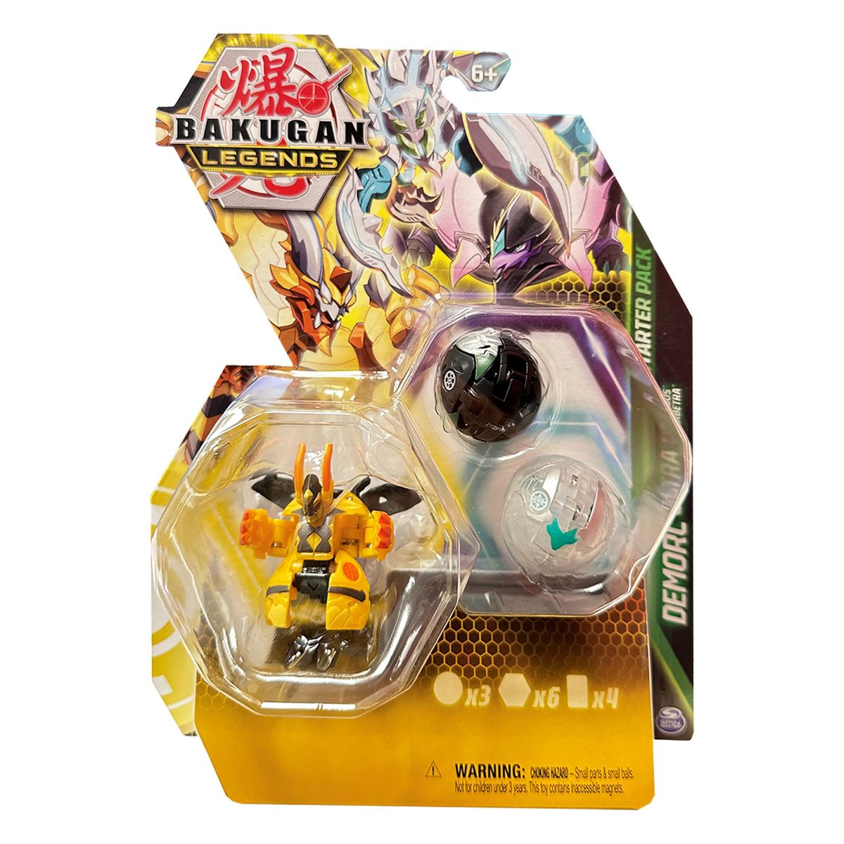 Spin Master 6066092 (20140523) - Bakugan Legends - Starter Pack, Demorc Ultra, Colossus & Barbetra - Bild 1