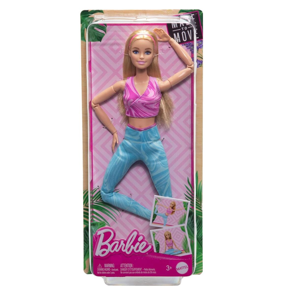 Mattel HRH27 – Barbie – Made to Move – Yoga Puppe | 00194735176854