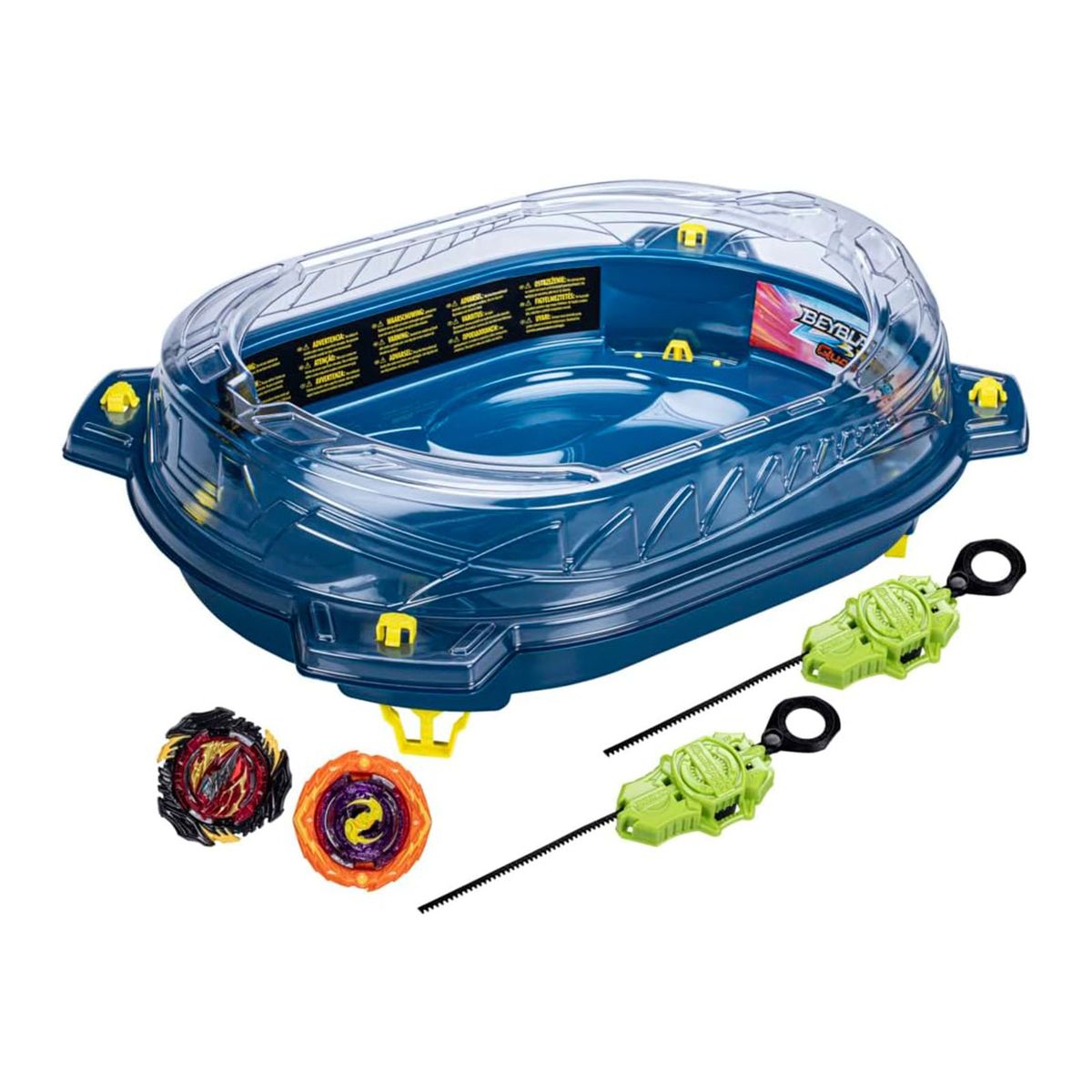 Hasbro F6781 - Beyblade - Burst QuadStrike - Thunder Edge Battle Set,  Beystadium-Arena inkl. 2 Kreisel und 2 Starter - Bild 1