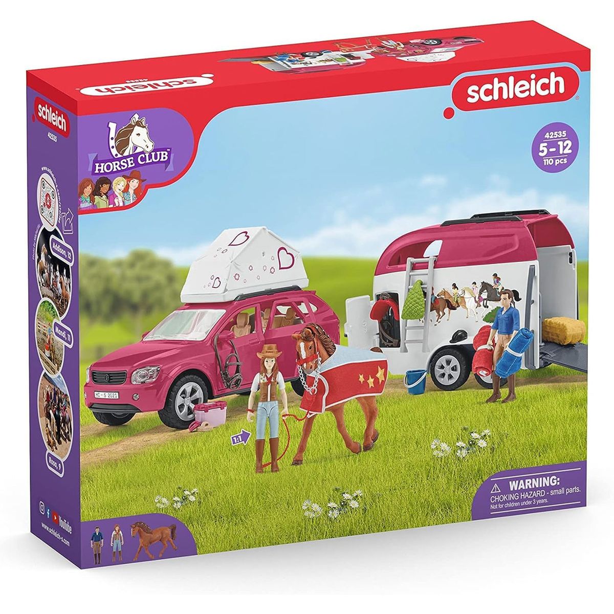 Schleich 42535 - Horse Club - Abenteuer mit Auto und Pferdeanh&auml;nger - Bild 1
