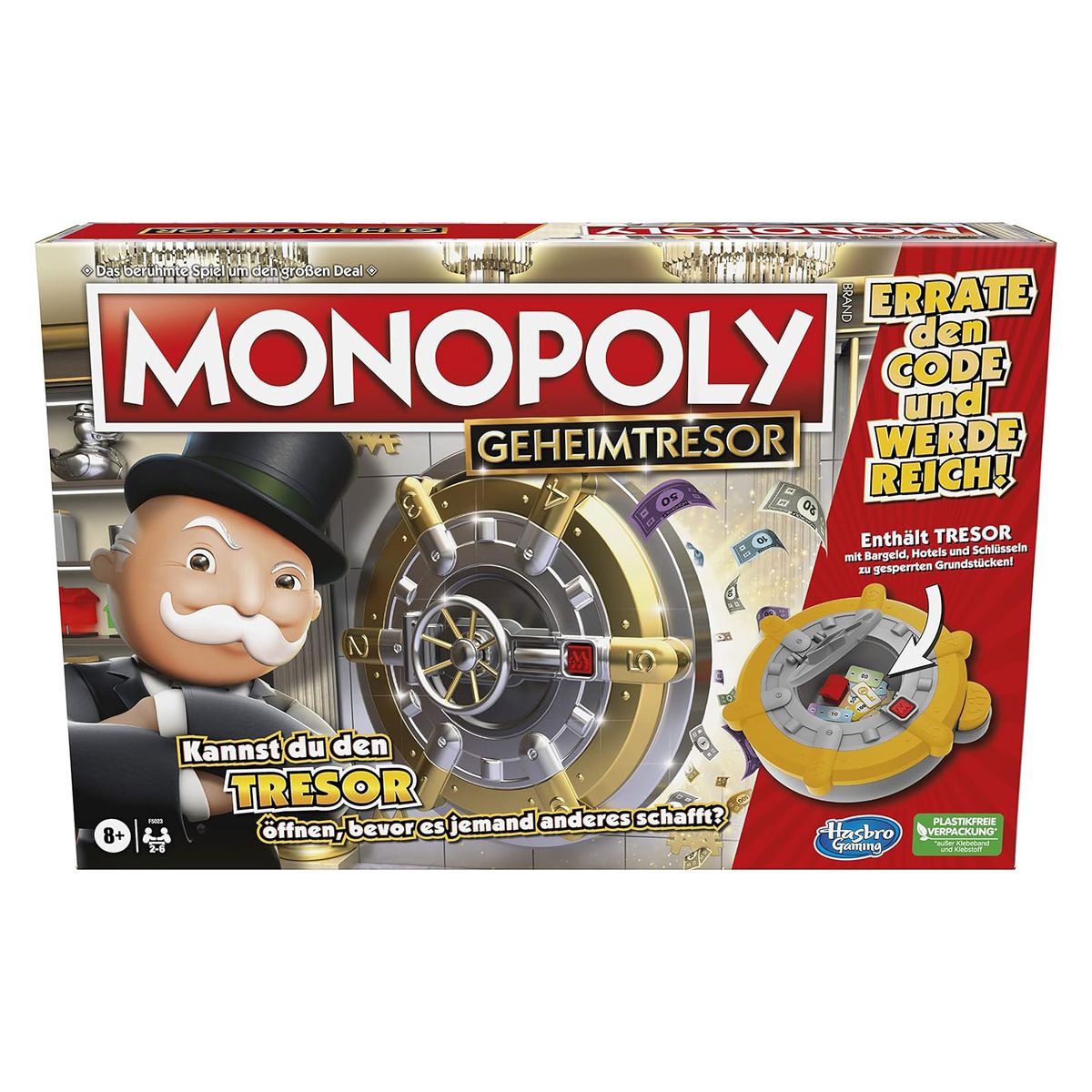 Hasbro F5023 - Hasbro Gaming - Monopoly Geheimtresor, Spiel - Bild 1
