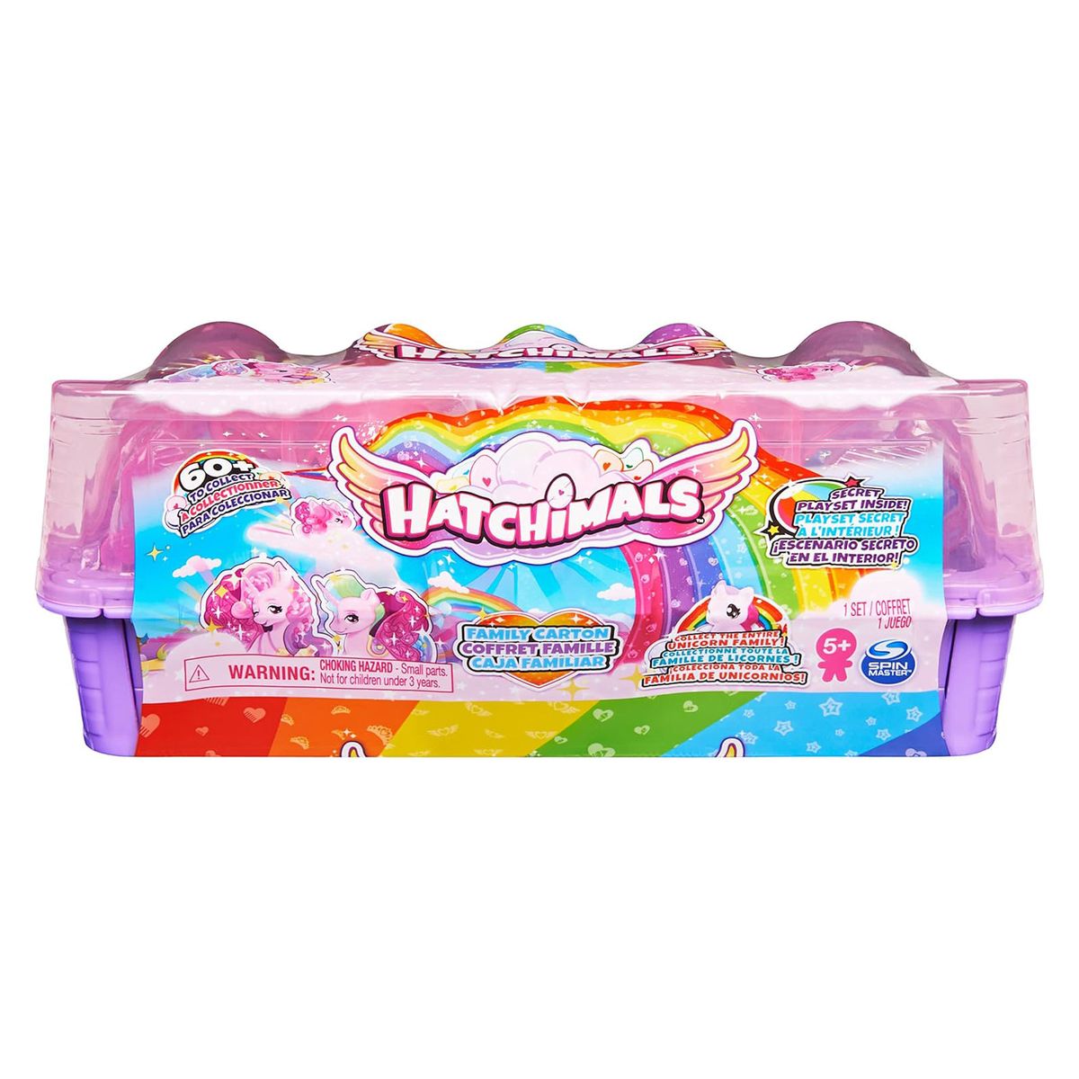 Spin Master 6063118 (20135229) - Hatchimals - Spielset, Eierkarton mit Einhornfamilile - Bild 1