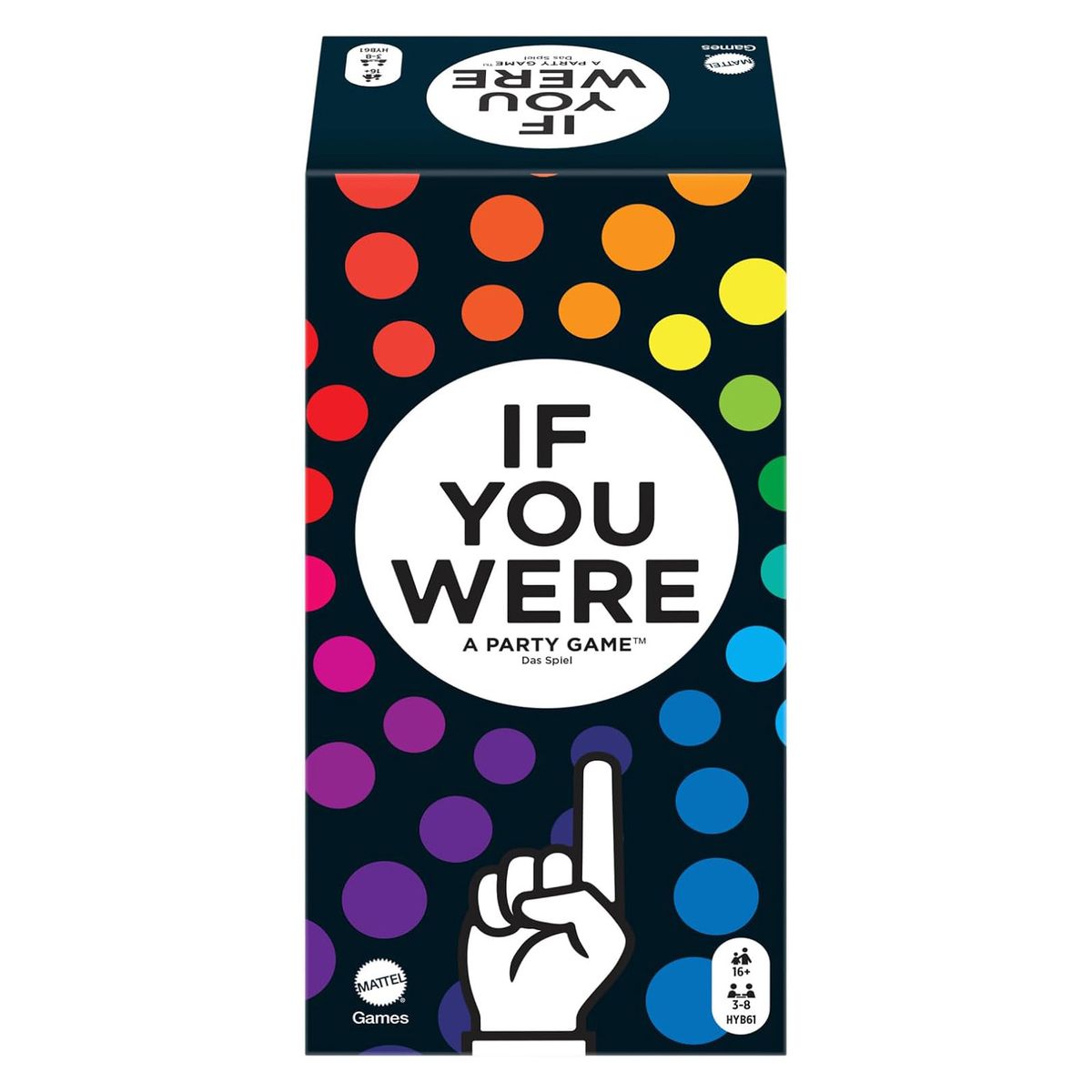 Mattel HYB61 - Mattel Games - If You Were - A Party Game mit barrierefreier Farbgestaltung - Bild 1