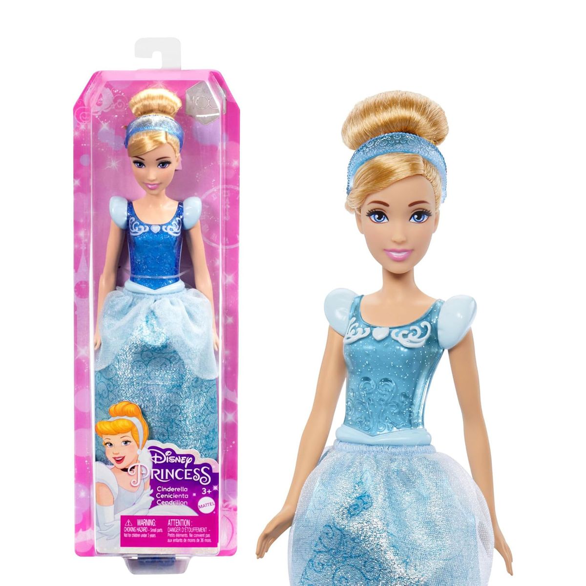 Mattel HLW06 - Disney Princess - Cinderella Puppe - Bild 1