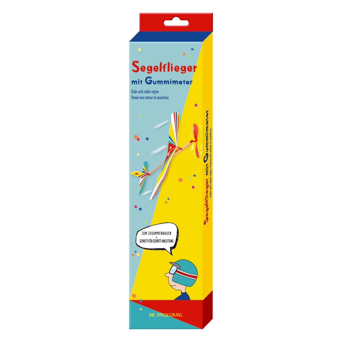 Coppenrath 17775 - Die Spiegelburg - Bunte Geschenke - Segelflieger mit Gummimotor - Bild 1