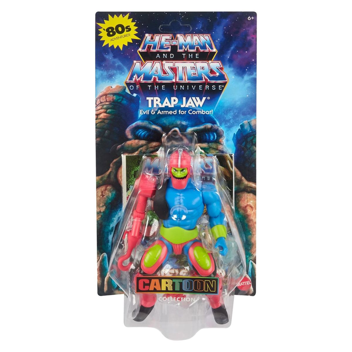 Mattel HYD28 - He-Man and the Masters of the Universe - Actionfigur, 14 cm, Trap Jaw - Bild 1