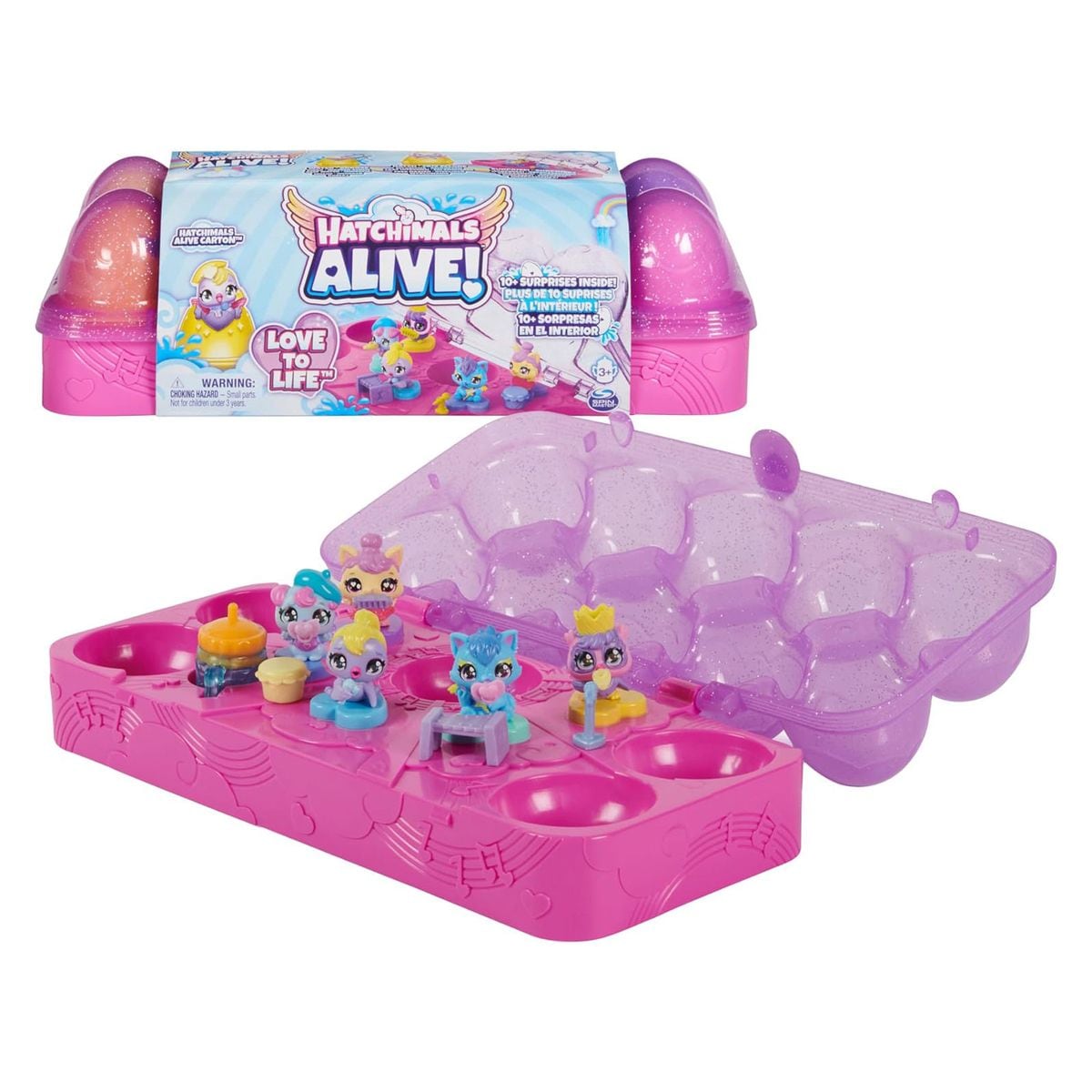 Spin Master 6067404 (20142741) - Hatchimals - Alive! - Eierkarton Spielset - Bild 1