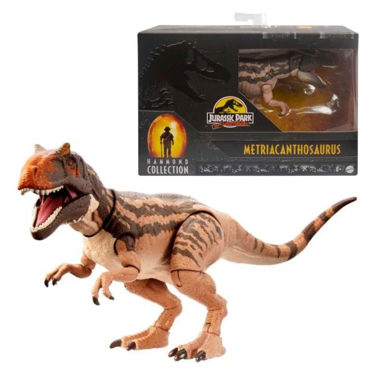 Mattel HLT26 - Jurassic World - 30-j&auml;hriges Jubil&auml;um - Sammelfigur, 32 cm, Metriacanthosaurus - Bild 1