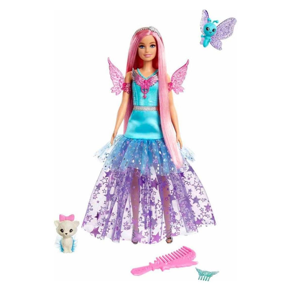 Mattel JCW48 - Barbie - A Touch of Magic - Malibu Puppe mit zwei m&auml;rchenhaften Tieren - Bild 1