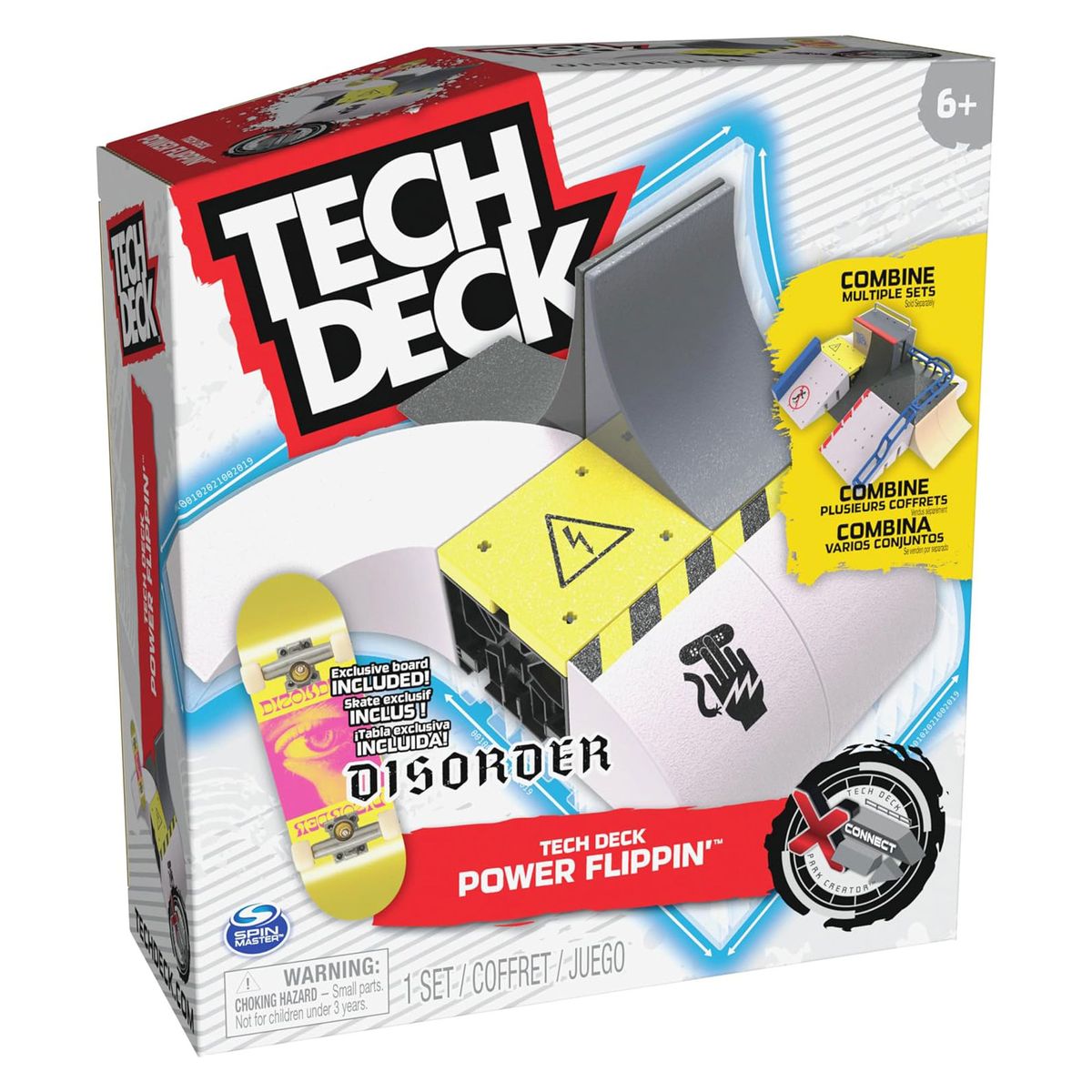 Spin Master 6061840 (20139397) - Tech Deck - X-Connect - Power Flippin' mit 1 Zuf&auml;lligen Fingerboard - Bild 1