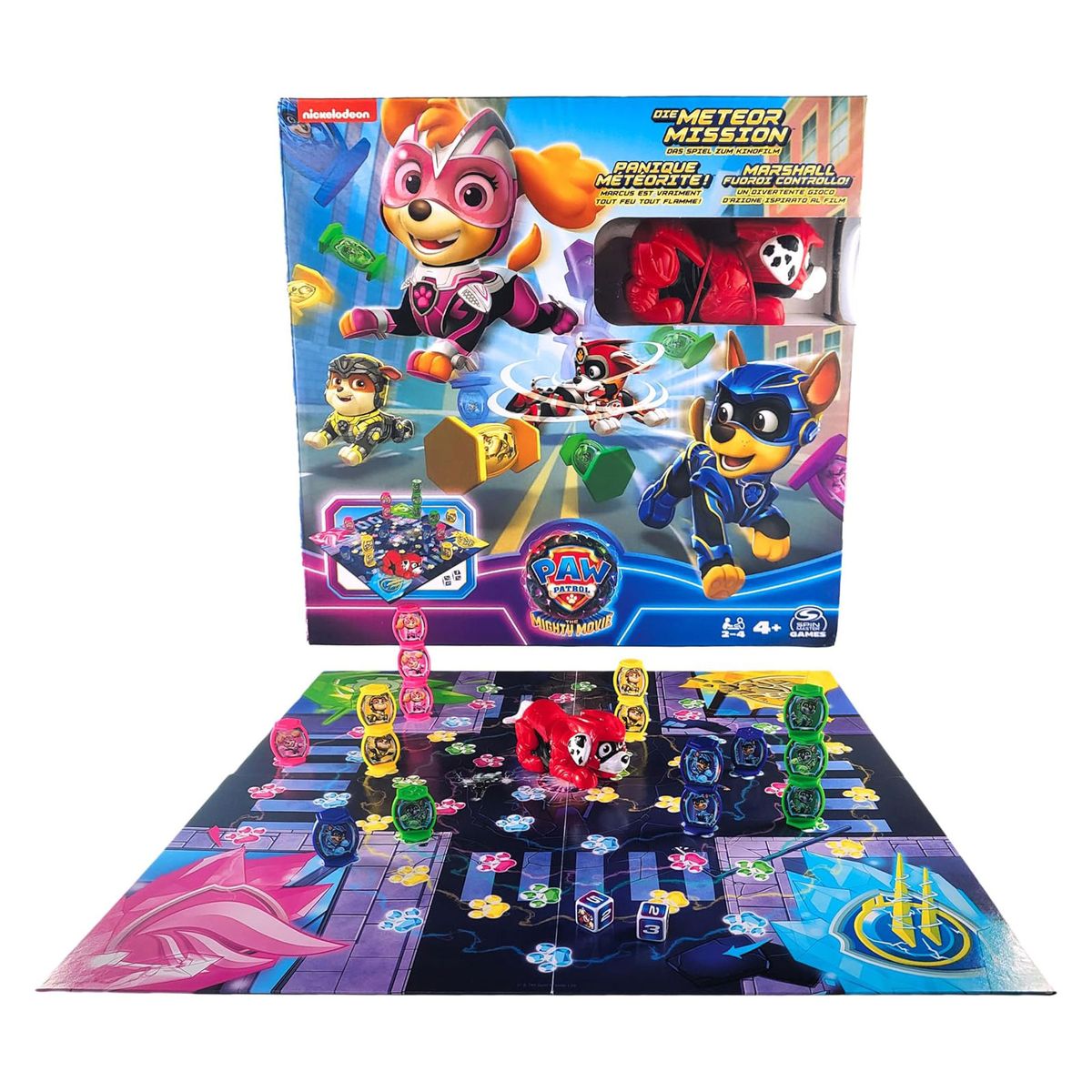 Spin Master 6067974 (20143803) - Paw Patrol - The Mighty Movie - Kinderspiel, Gesellschaftsspiel, Die Meteor Mission - Bild 1