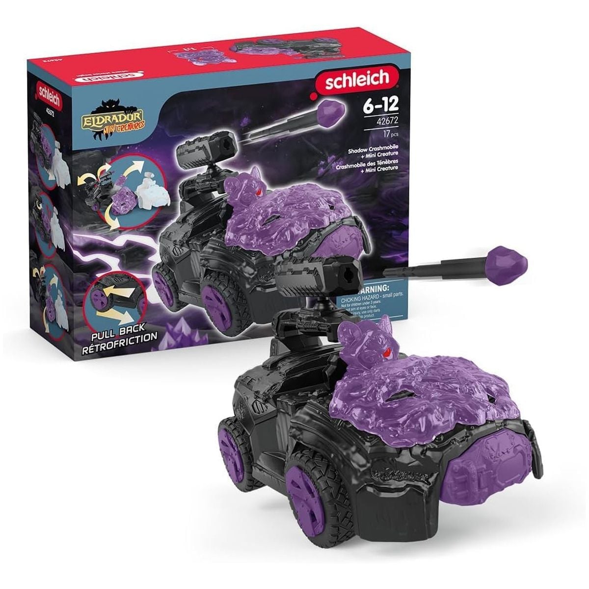 Schleich 42672 - Eldrador - Schatten-Crashmobil mit Mini Creature - Bild 1