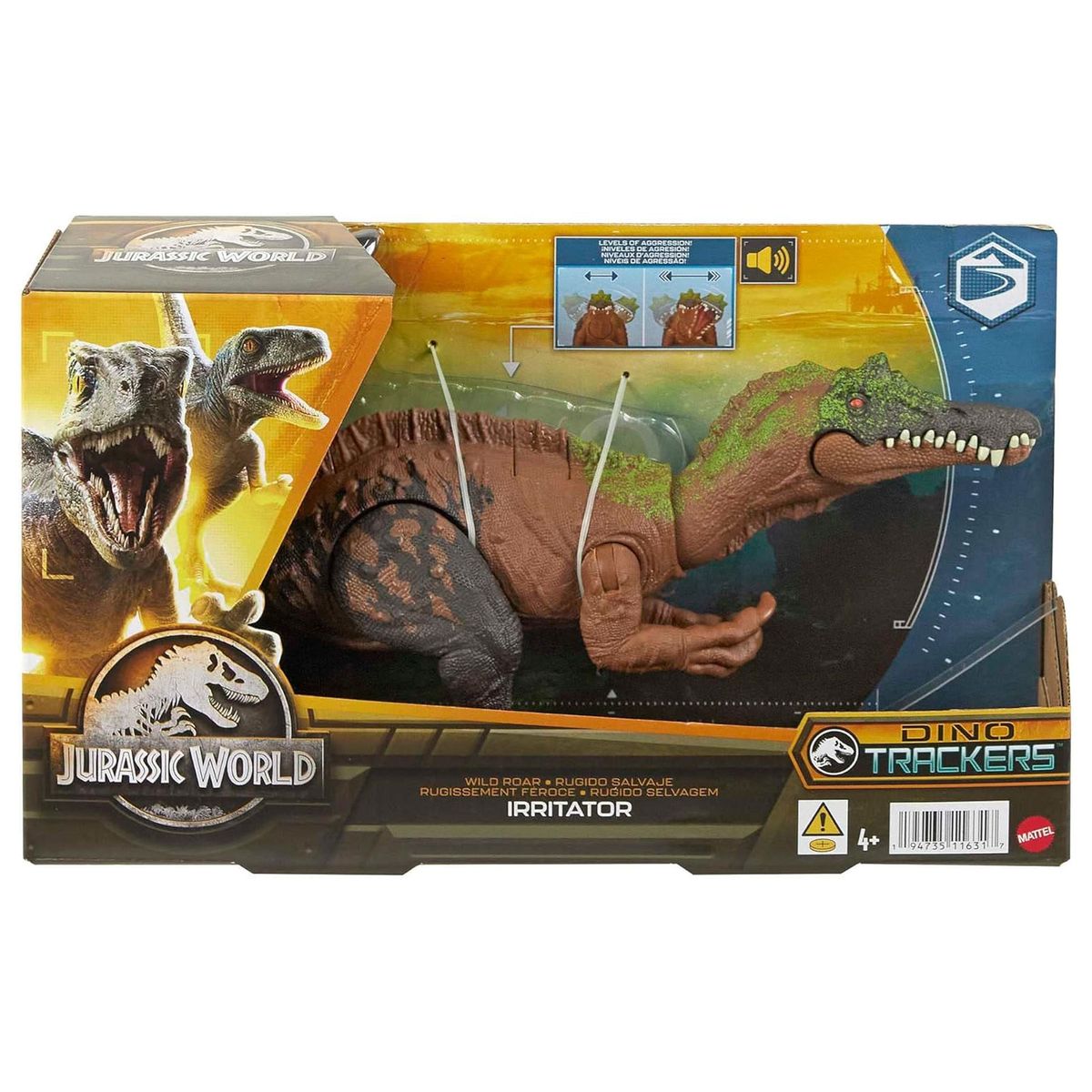 Mattel HLP22-1 - Jurassic World - Dino Trackers - Spielfigur mit Sound, Irritator - Bild 1