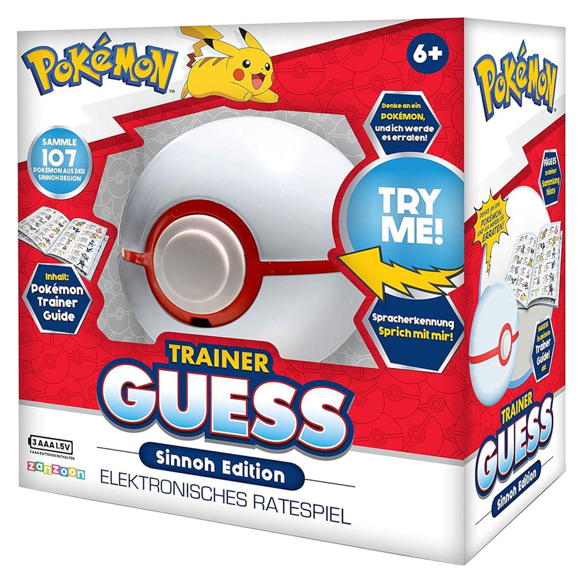 Zanzoon 1822124 - Pok&eacute;mon - Trainer Guess, Elektronisches Ratespiel, Sinnoh Edition - Bild 1
