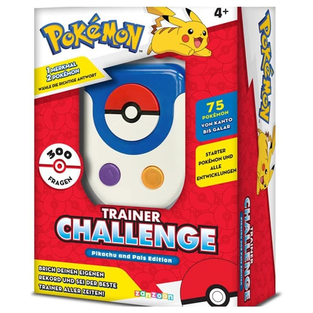 Zanzoon 38053 2.Wahl - Pok&eacute;mon - Trainer Challenge, Pikachu & Friends Quiz Spielzeug - Bild 1