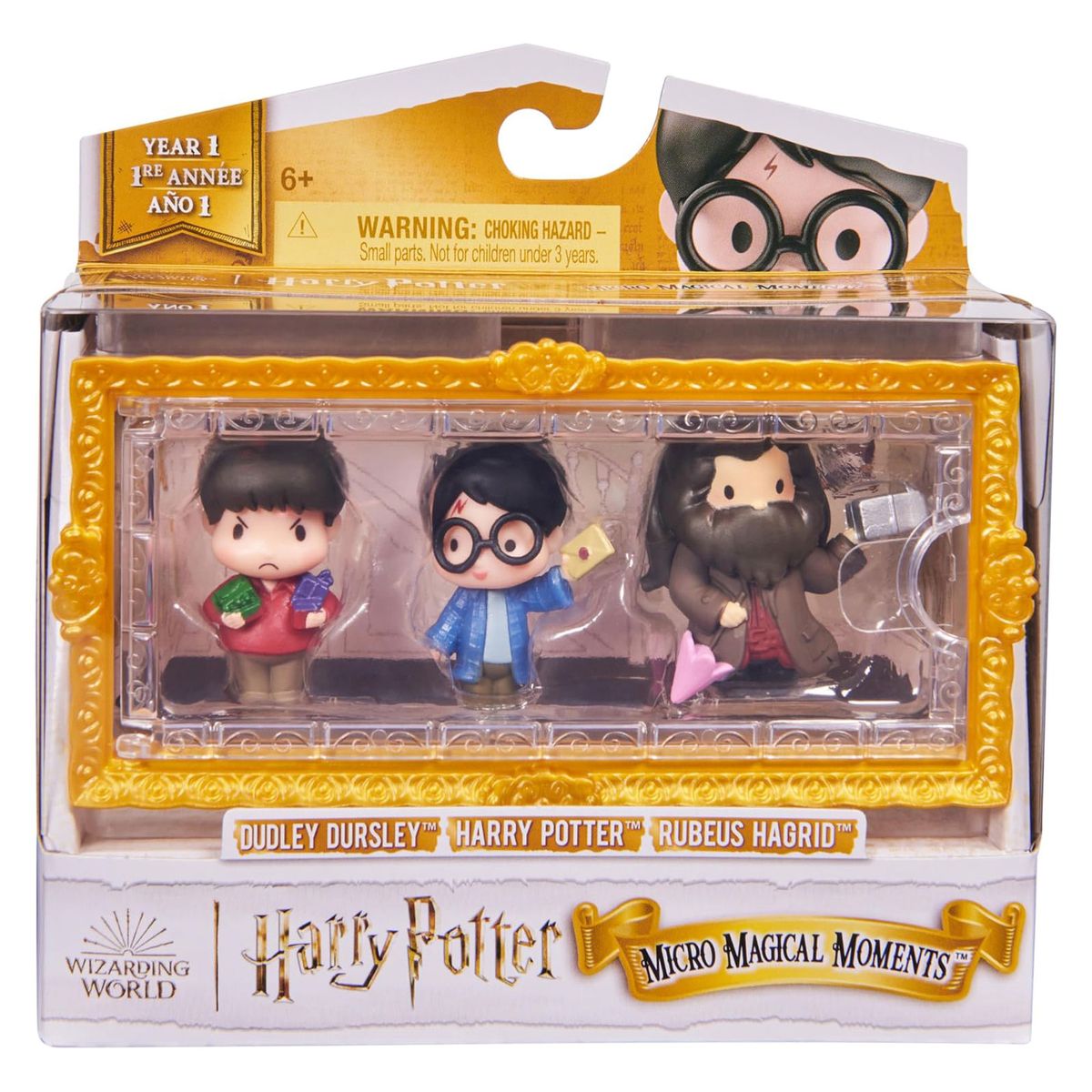 Spin Master 6067402 (20142726) - Wizarding World - Harry Potter - Micro Magical Moments - Mini-Sammelfiguren-Spielset, 3er Pack - Bild 1
