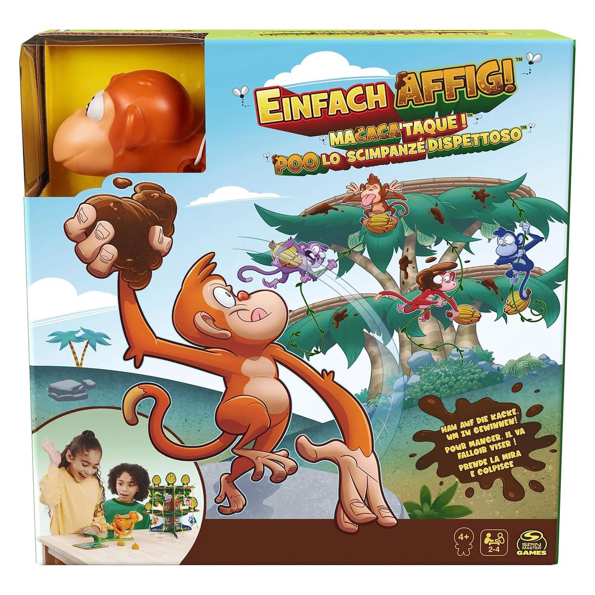 Spin Master 6068697 (20144951) - Kinderspiel, Gesellschaftsspiel, Einfach Affig! - Bild 1