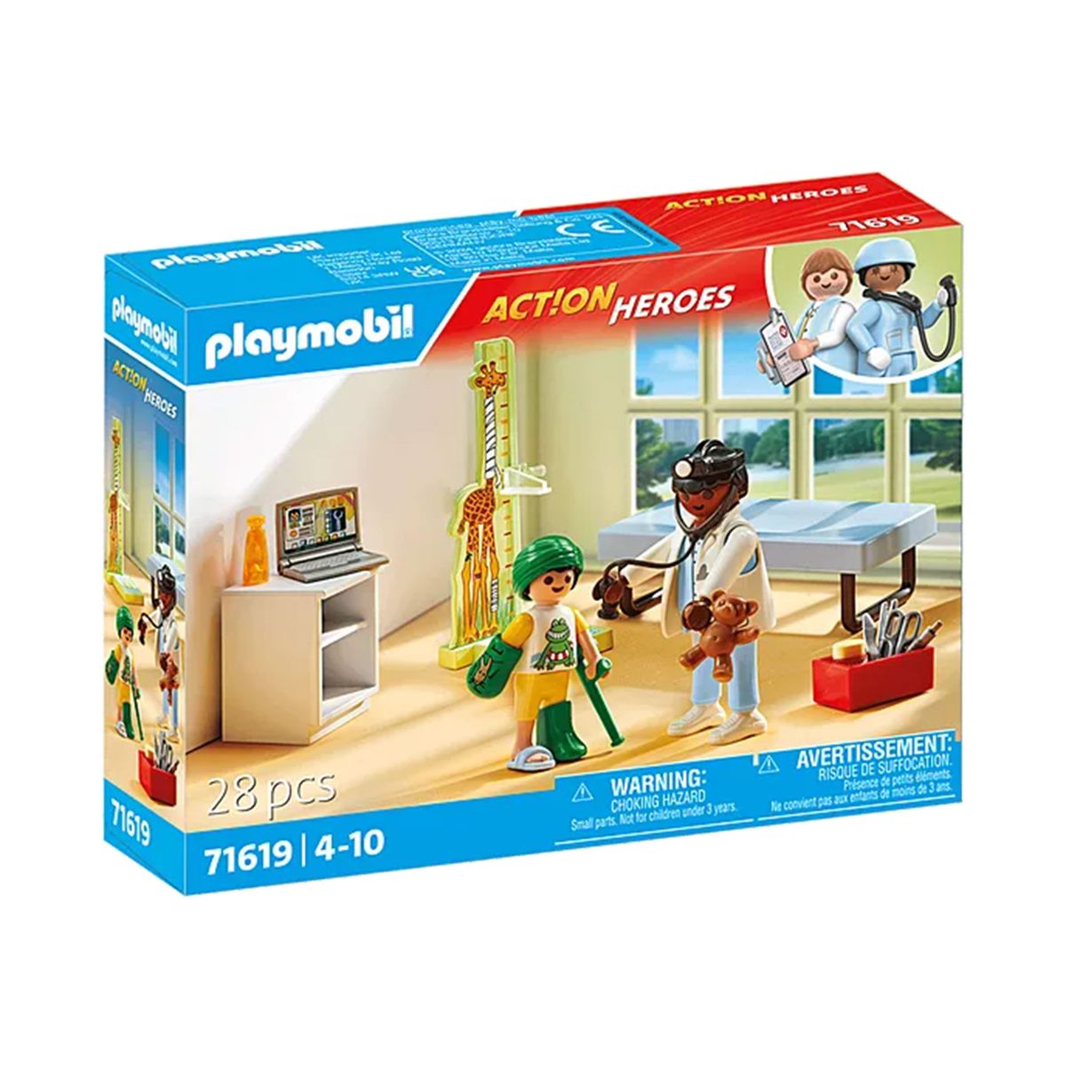 PLAYMOBIL&reg; 71619 - Action Heroes - Kinderarzt mit Teddyb&auml;r - Bild 1