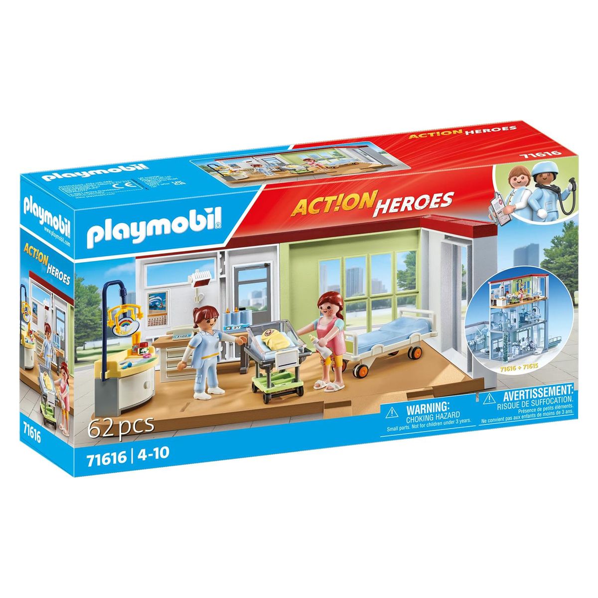 PLAYMOBIL&reg; 71616 - Action Heroes - Entbindungsstation - Bild 1