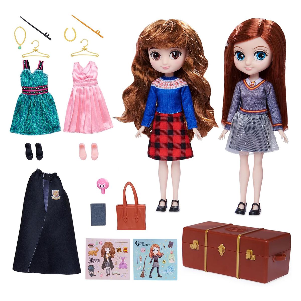 Spin Master 6064935 (20138383) - Wizarding World - Harry Potter - Hermine & Ginny Puppen-Geschenkset - Bild 1