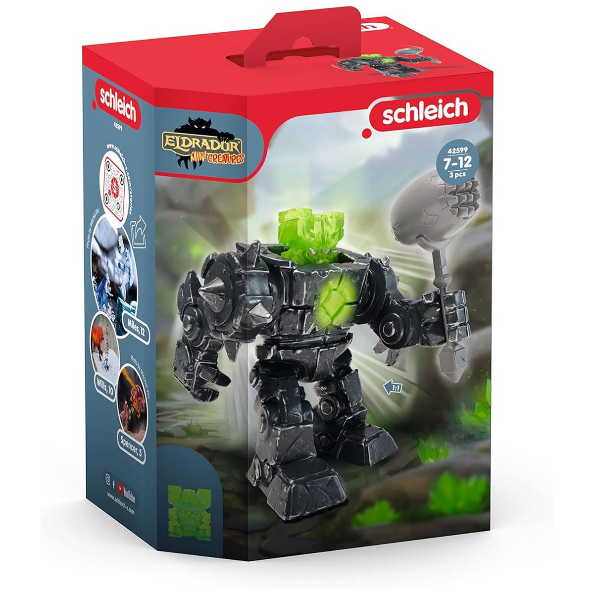 Schleich 42599 - Eldrador - Mini Creatures - Schatten-Stein-Roboter - Bild 1