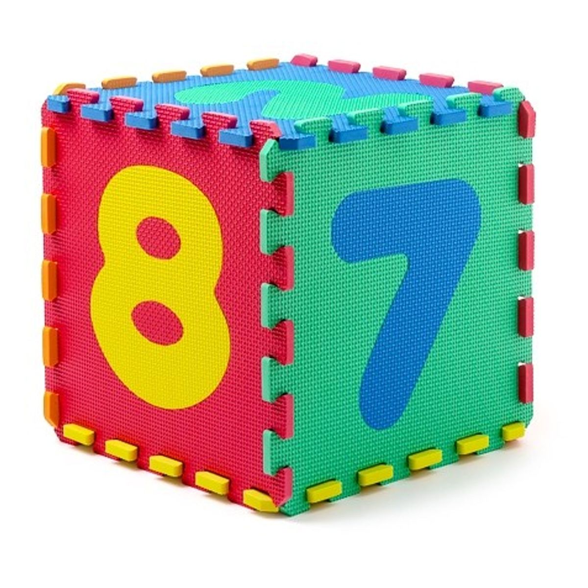 Hausmann 20001577 - Toy Toy Toy - Schaumstoff Puzzle-Spielmatte mit Zahlen (10 Teile) - Bild 1