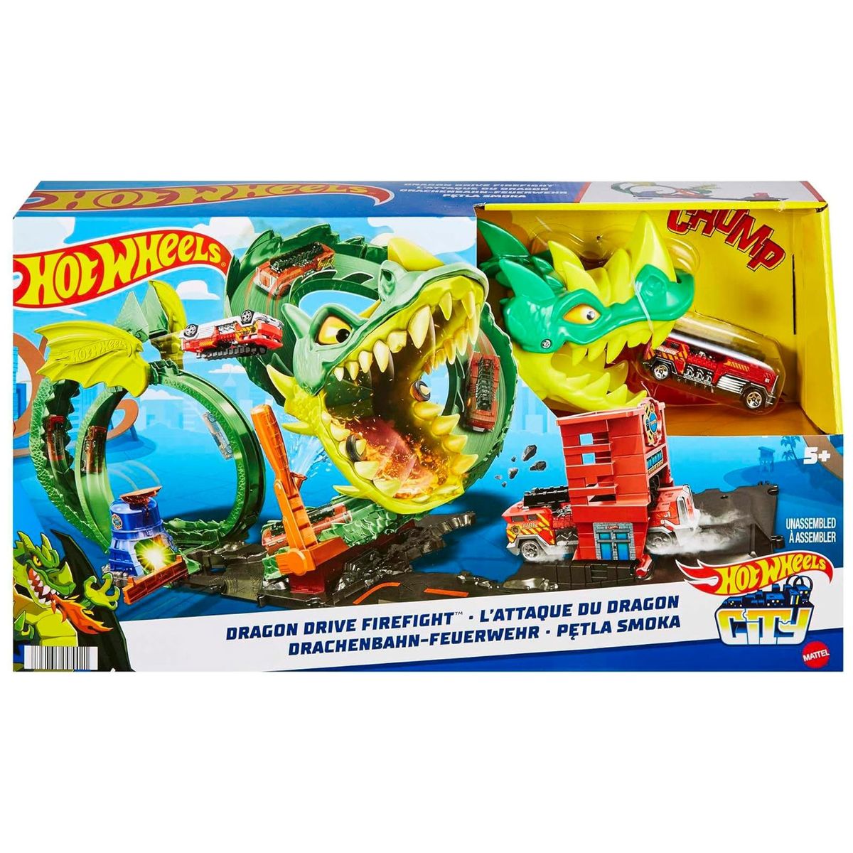 Mattel HJV70 - Hot Wheels - Drachenangriff Spielset - Bild 1