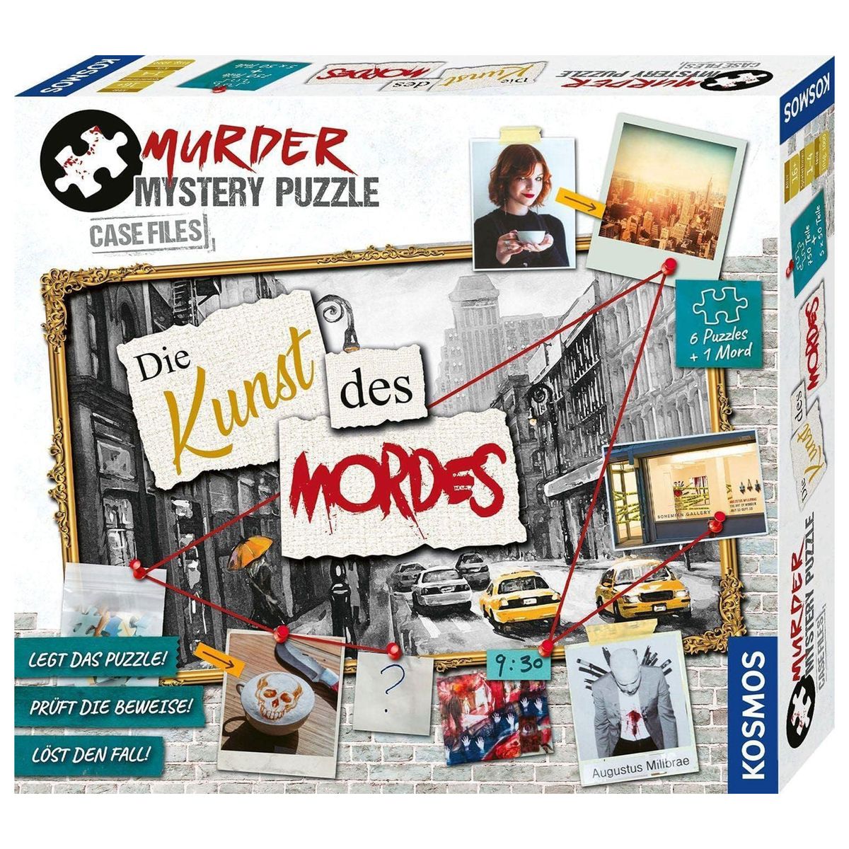 Kosmos 682187 - Murder Mystery Puzzle - Krimispiel, Erlebnispuzzle, Die Kunst des Mordes - Bild 1
