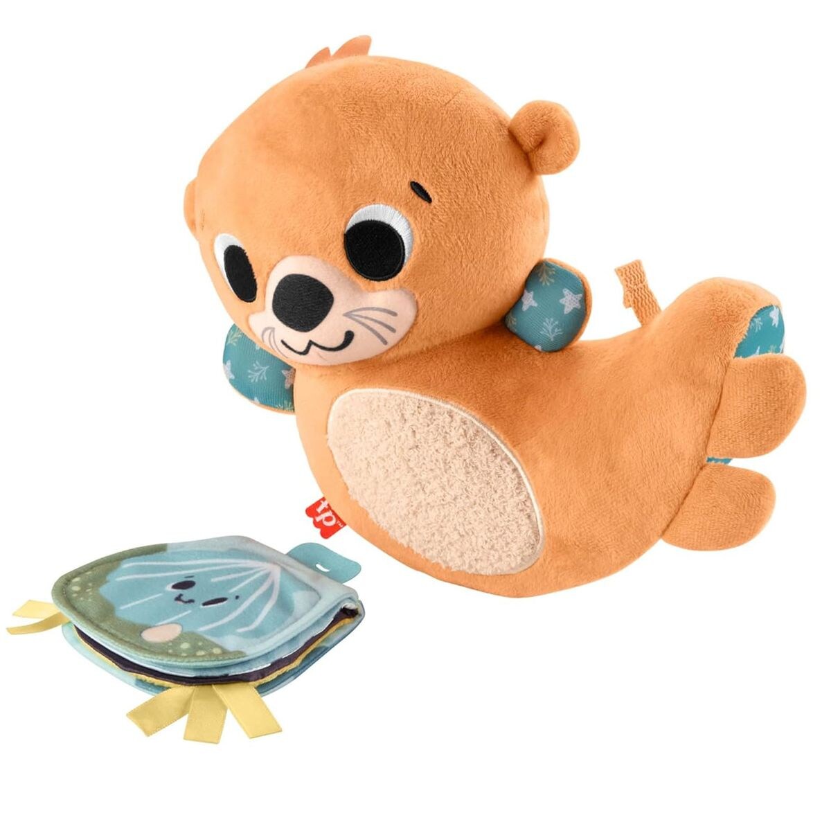Mattel HXG96 – Fisher-Price – 2-in-1 – Sensorik-Plüchtier, wippender Otter | 00194735229666