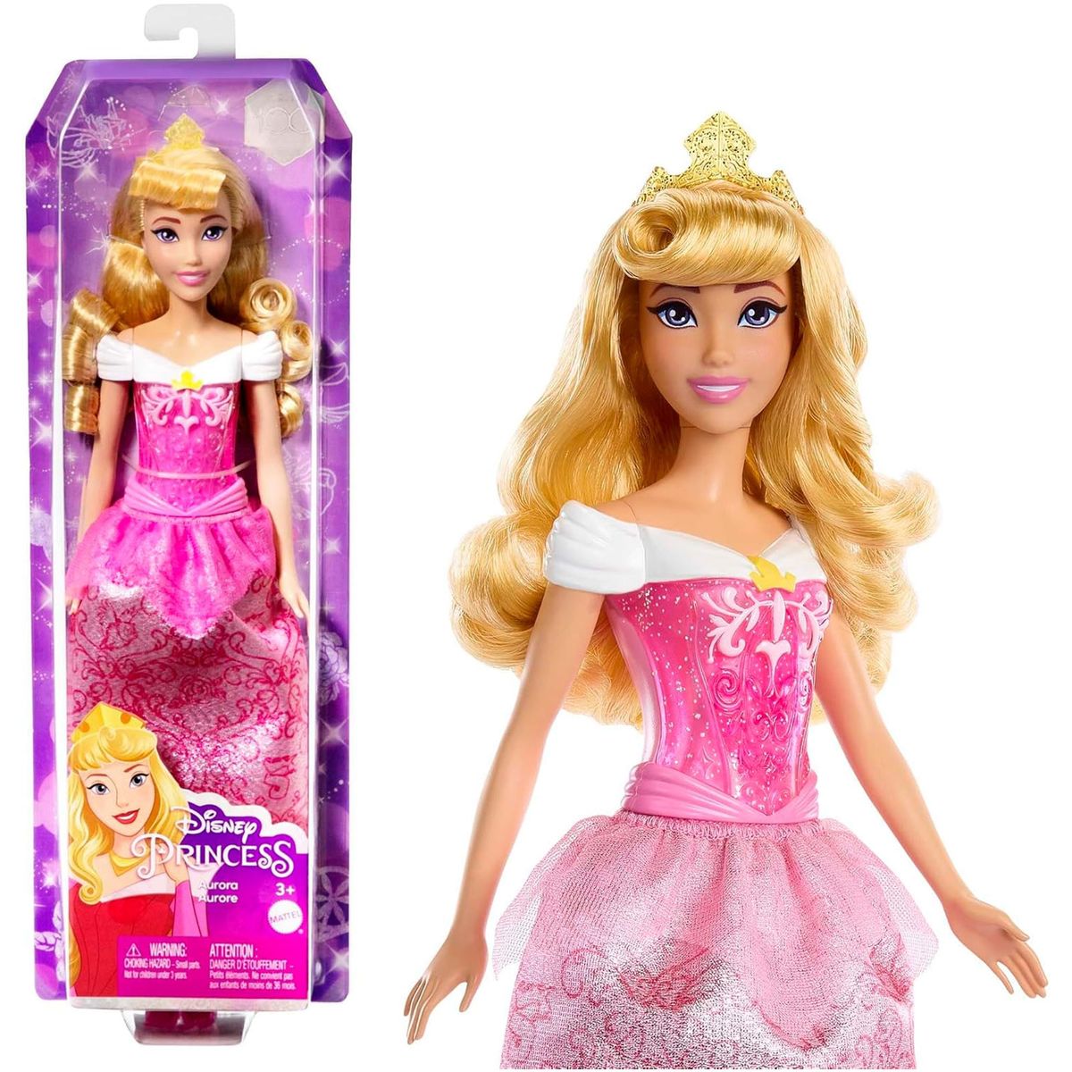 Mattel HLW09 - Disney Princess - Aurora-Puppe &ndash; Ein M&auml;rchen voller Magie! - Bild 1