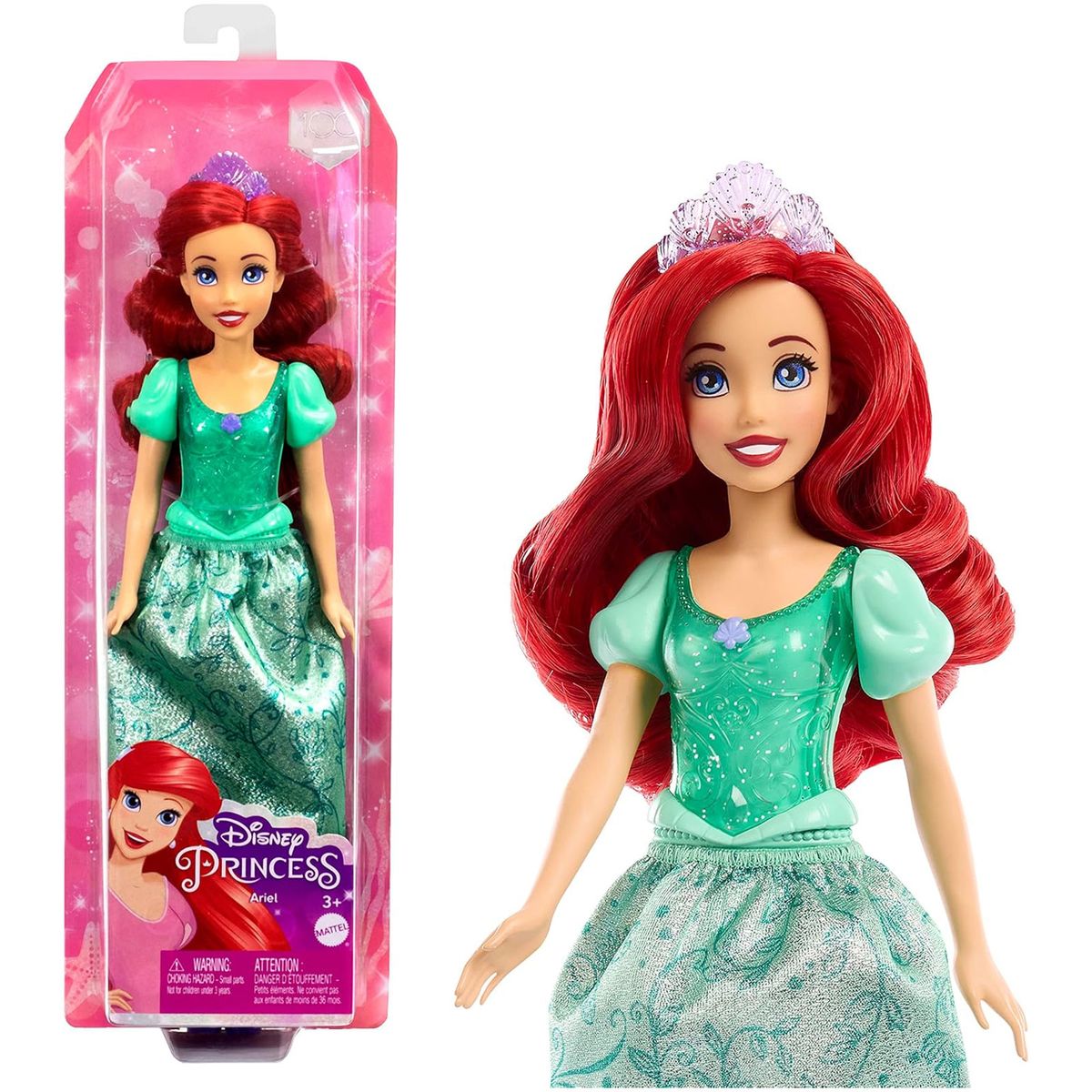 Mattel HLW10 - Disney Princess - Arielle-Puppe &ndash; Magische Unterwasser-Abenteuer erleben! - Bild 1