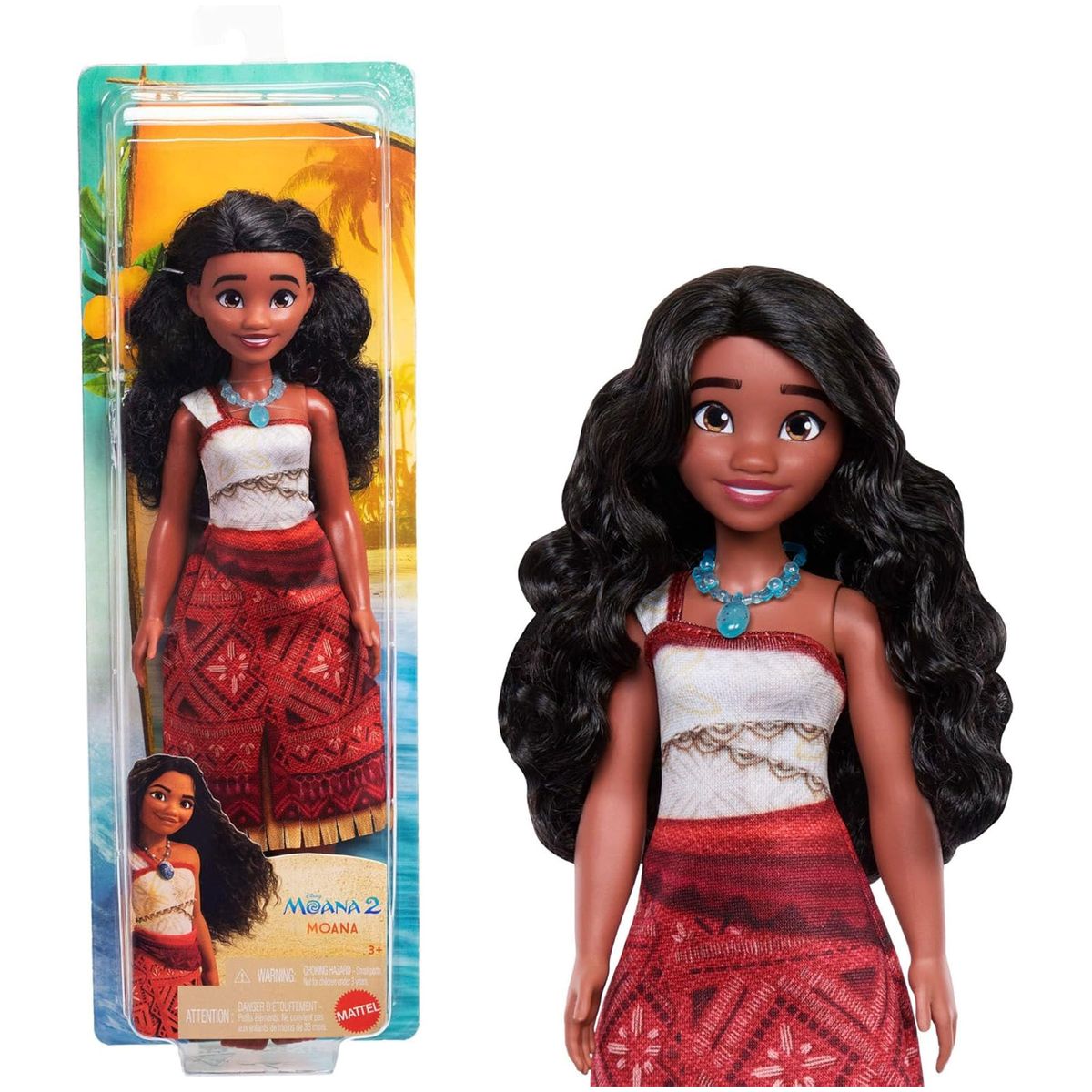 Mattel JBT56 - Disney Vaiana 2 - Modepuppe, Vaiana - Bild 1