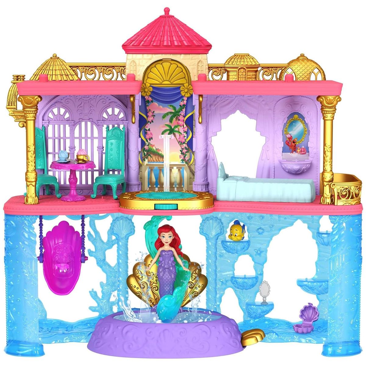 Mattel HLW95 - Disney Princess - Arielles Land- Und Meeresschloss - Bild 1