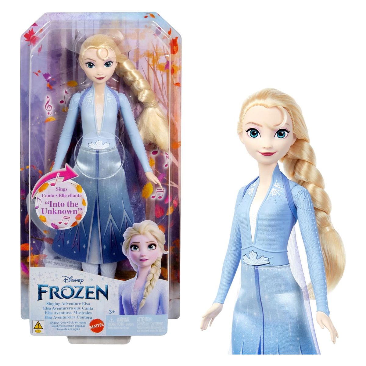 Mattel HXD32 - Disney Frozen - Singende Elsa - singt das Lied 'Wo noch niemand war' - Bild 1